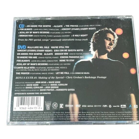 Josh Groban In Concert CD and DVD Set - Picture 7 of 7